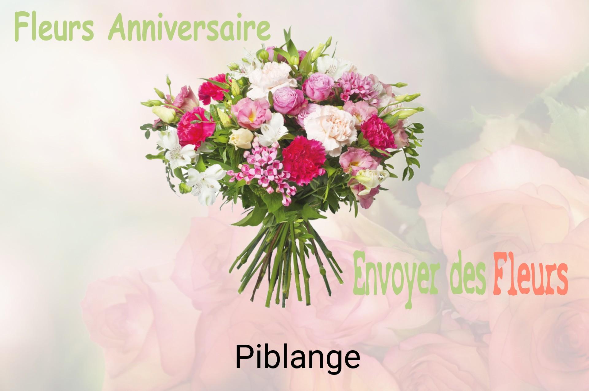 Bouquet de fleurs d’anniversaire livré à Piblange