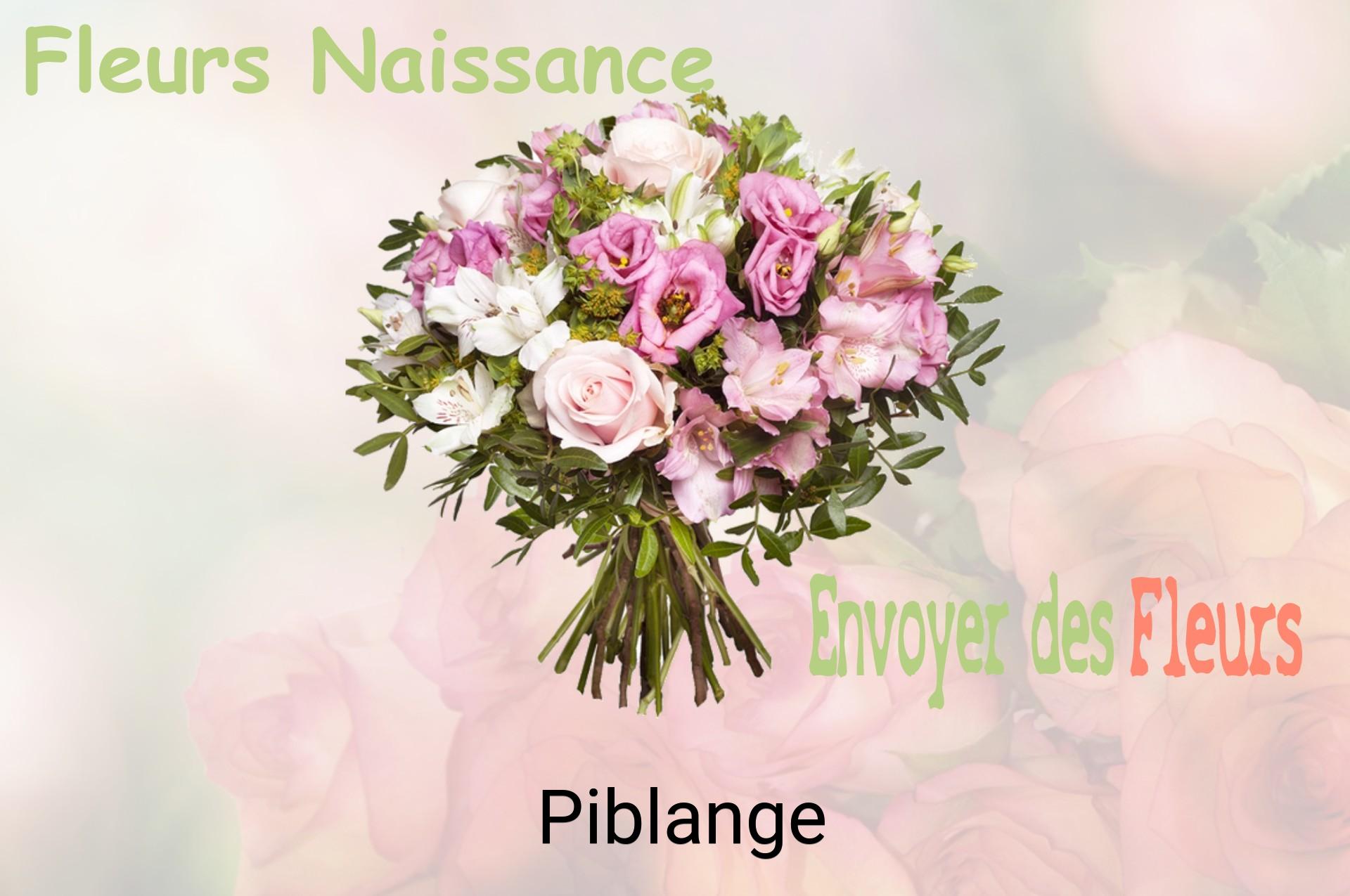 Bouquet de fleurs de naissance livré à Piblange